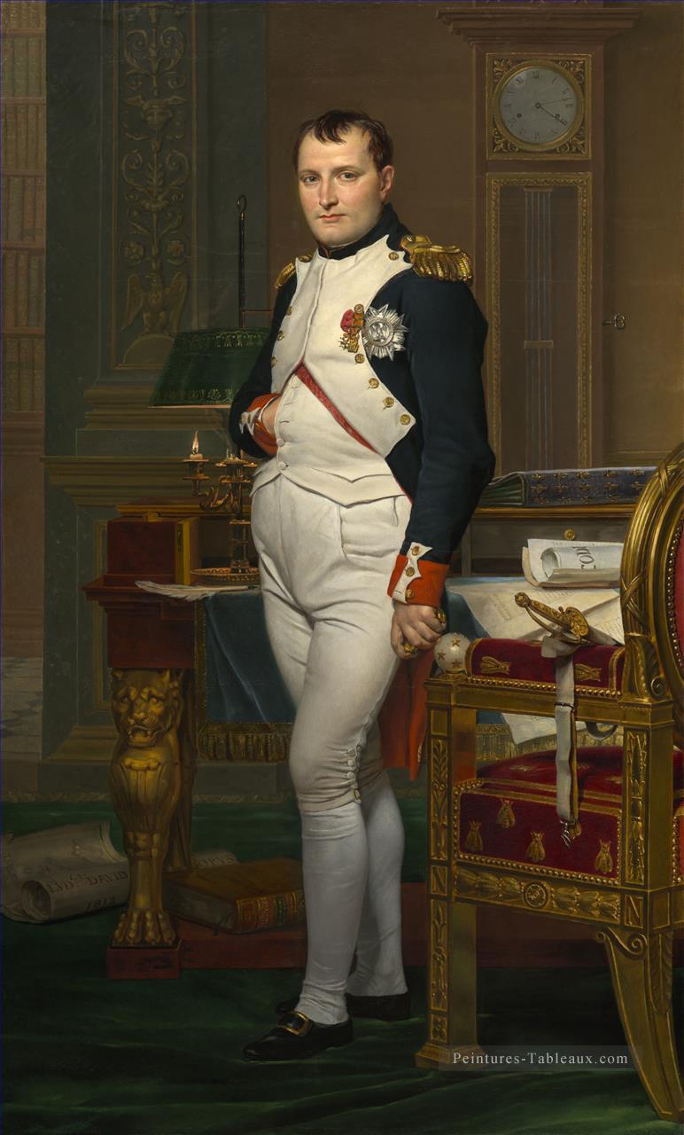 Napoléon dans son étude néoclassicisme Jacques Louis David Peintures à l'huile